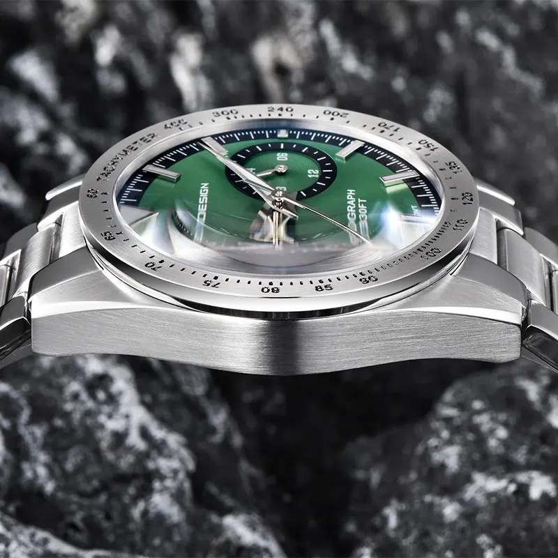 Pagani Design PD-1766 Chronograph Green Dial Men's Watch